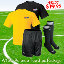 AYSO Referee 3 Piece Package