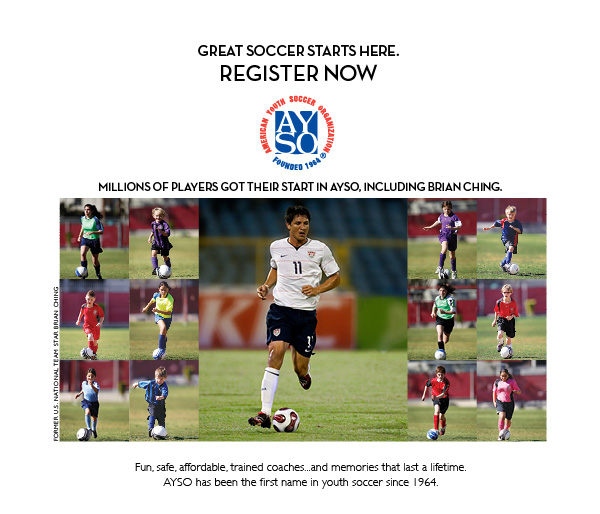 Great Soccer Starts Here - REGISTER NOW - Millions of players got their start in AYSO, including Alex Morgan. Fun, safe, affordable, trained coaches...and memories that last a lifetime. AYSO has been the first name in youth soccer since 1964.